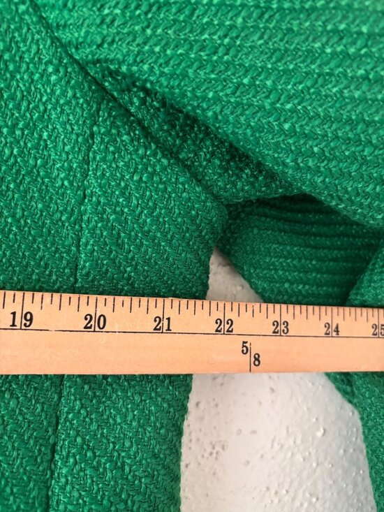 J.Crew Green Tweed Schoolboy Blazer Size 18 Gold Button Lined Classic Style - Picture 11 of 15